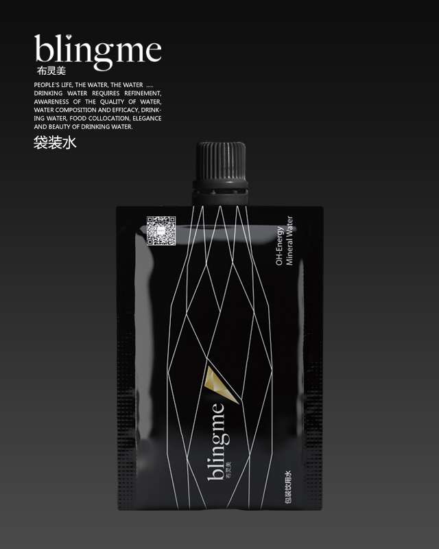 布灵美袋装水 330ml